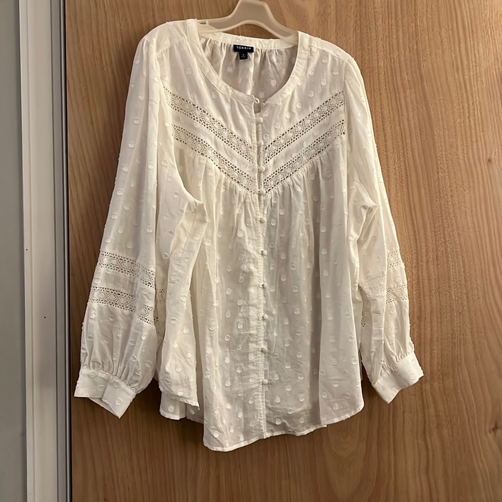 NWOT Torrid Button Down Top